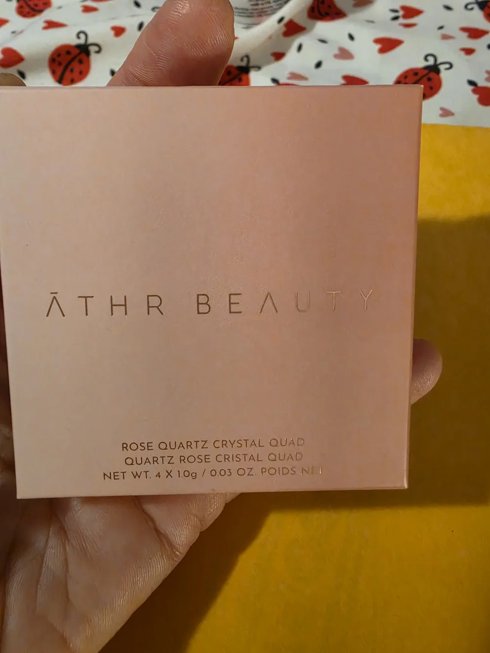 Athr Beauty Rose Quartz Eyeshadow Quad - No Mirror. Jail rehab approved Purple